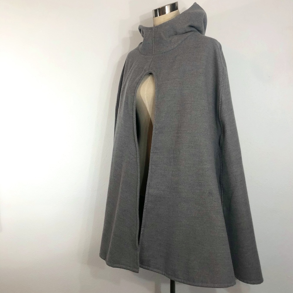 Grey hooded Cape